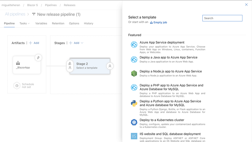 CI/CD for Blazor applications in Azure Devops